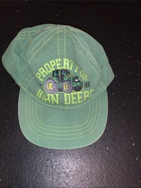 John Deere Green Cap with Yellow Accents Toddler one size
